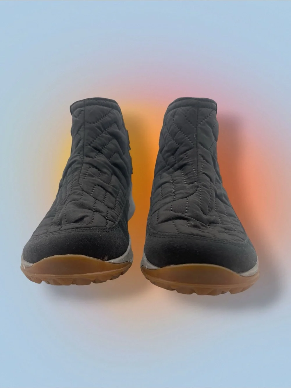 Chaco Borealis Ridge Waterproof Quilted Winter Boots Black Women's Size 7.5